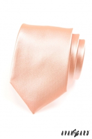 Cravată clasică somon pentru bărbați