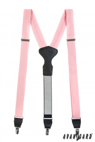 Bretele roz în formă de Y cu clips