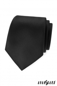 Cravată Avantgard neagră, mată