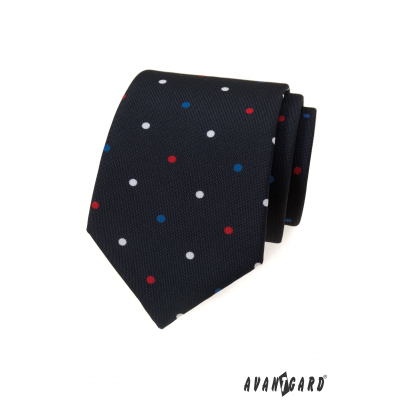 Cravată cu buline colorate