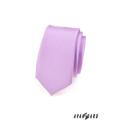 Cravată îngustă Avantgard violet deschis