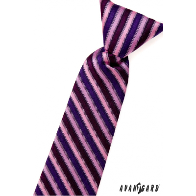 Cravata bebelusi dungi roz albastru si violet