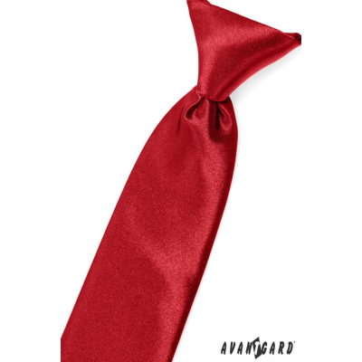 Cravata rosie pentru baietel pe banda elastica