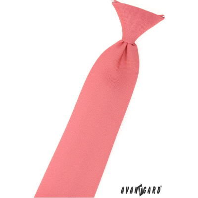 Cravata pentru baieti culoare coral