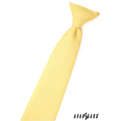 Cravata de baieti, mat galben