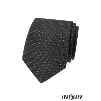 Cravată gri Avantgard structurată