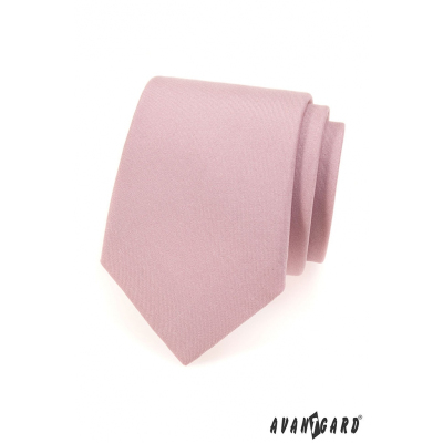 Cravata roz pudra MAT