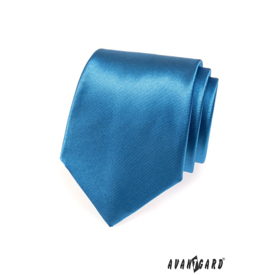 Cravata lucioasa AVANTGARD albastra