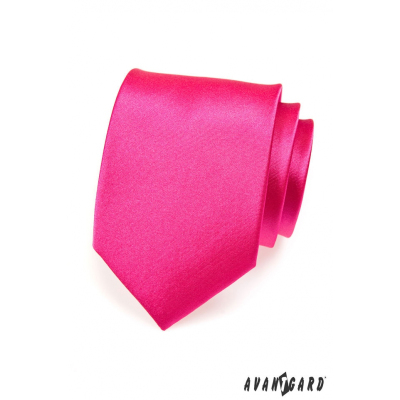 Cravată pentru bărbați, roz fucsia