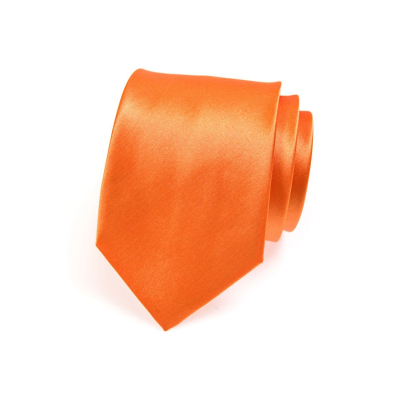 Cravată portocalie pentru bărbați