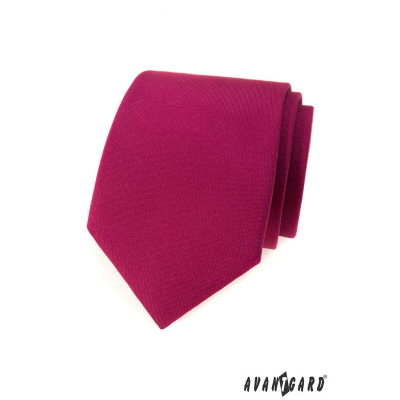 Cravată bărbătească de culoare visiniu mat