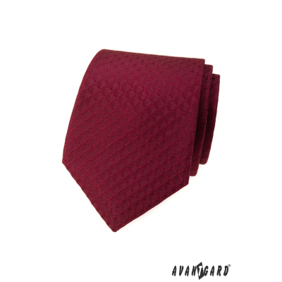 Cravata burgundy cu model 3D