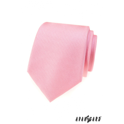 Cravata pentru barbati structurata roz