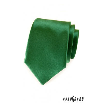 Cravată verde Avantgard într-o singură culoare