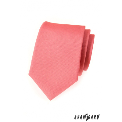 Cravata barbati roz mat o culoare