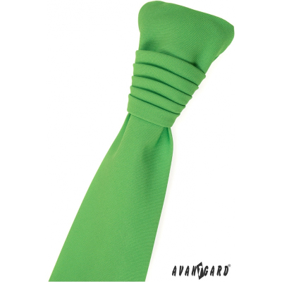 Cravată de nuntă distinctivă verde iarbă
