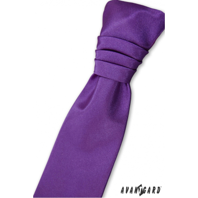Cravată de băiat franțuzesc violet