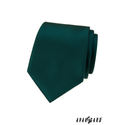 Cravată verde cu pătrate fine