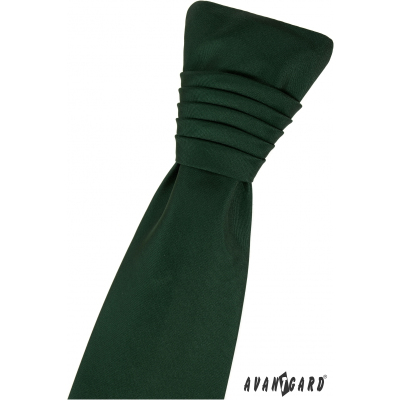 Cravată franceză verde mat