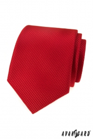 Cravată roșie texturată