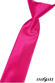 Cravata pentru bebelusi fuchsia cu luciu