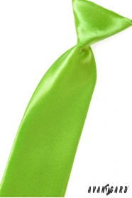 Cravata pentru bebelusi verde stralucitor lucios