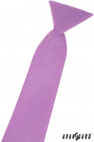 Cravată mată pentru băiat în liliac