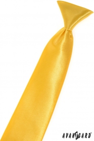 Cravată galbenă distinctă de băiat