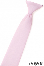 Cravată băiat, mat roz