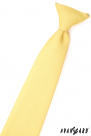 Cravata de baieti, mat galben