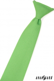 Cravată de iarbă verde pentru băiat