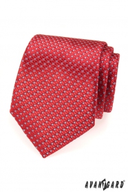 Cravata rosie structurata Avantgard