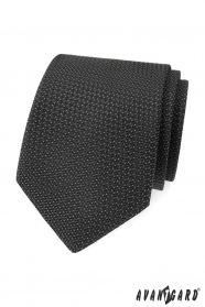Cravată gri Avantgard structurată