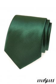 Cravată pentru bărbați verde închis
