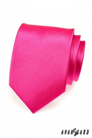 Cravată pentru bărbați, roz fucsia