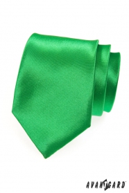 Cravată pentru bărbați de culoare verde intens