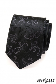 Model delicat cravată neagră