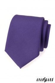 Cravată pentru bărbați albastru-violet monocolor