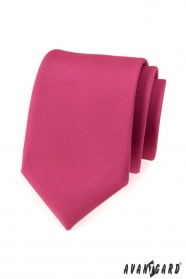 Cravata fucsia cu design mat