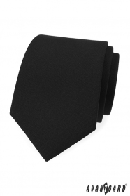 Cravată neagră mată
