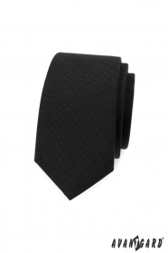 Cravată neagră îngustă