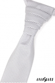 Cravată de mireasă cu o dungă moale și strălucitoare