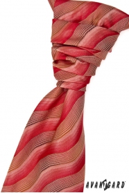 Cravata de nunta rosu-maro
