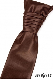 Cravata de nunta maro ciocolata