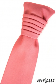 Cravata de nunta coral mat