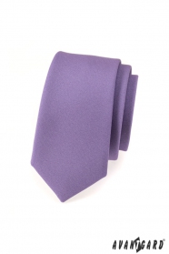 Cravată îngustă Mat violet
