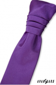 Cravată de băiat franțuzesc violet