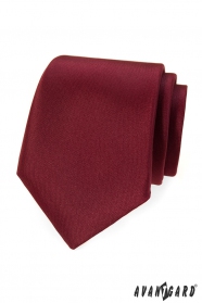 Cravată pentru bărbați visiniu mat