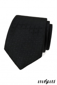 Cravata neagra cu model