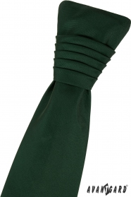 Cravată franceză verde mat